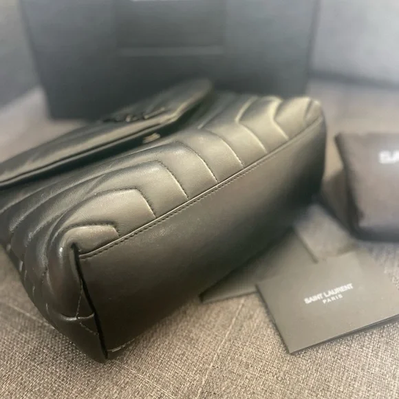 Yves Saint Laurent Black Ysl loulou black on noir small - Picture 9 of 10